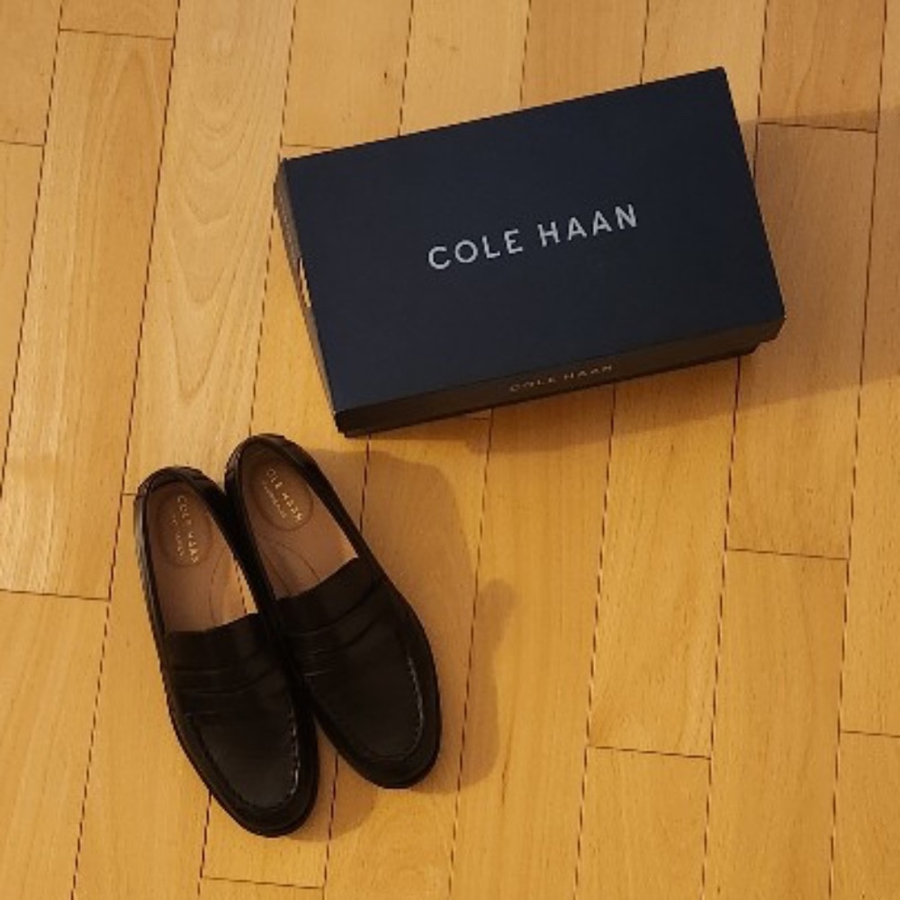 Cole Haan Sophia Leather Penny Loafers